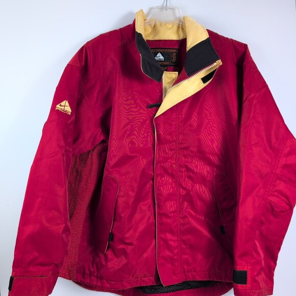 Vintage 90s NIKE ACG Red AKIRA Bomber Snow Jacket Outer Layer 3Mens Sz XL